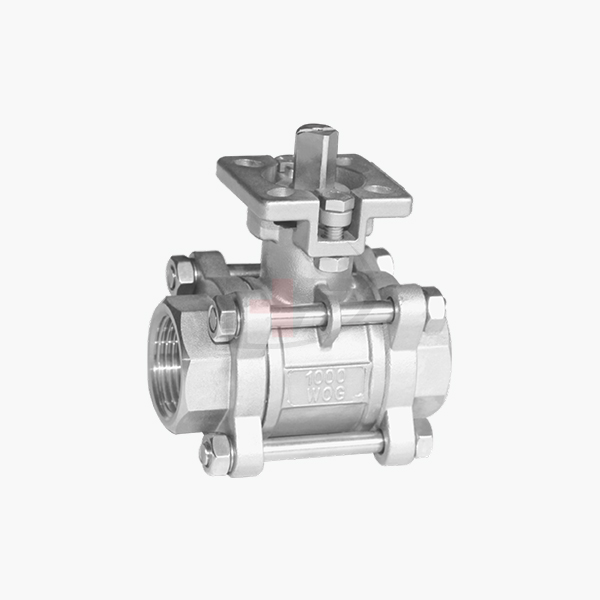 3PC Plateorm Ball Valve